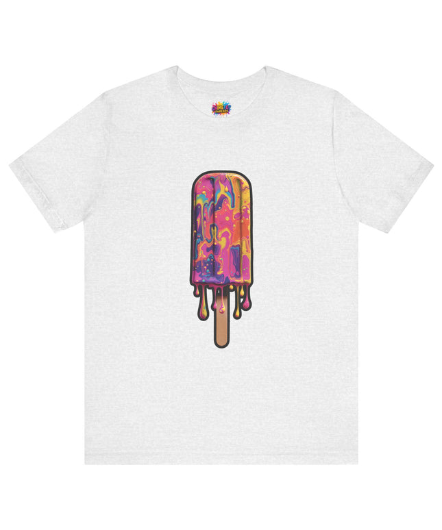 Psychedelic Rainbow Popsicle Drip Tee