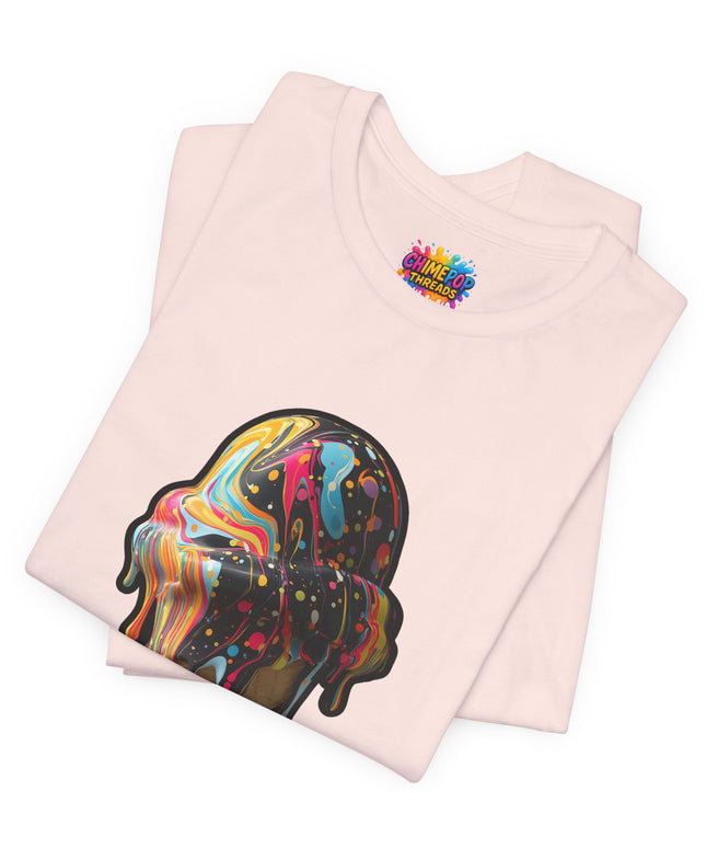 Pastel Marble Swirl Ice Cream Tee