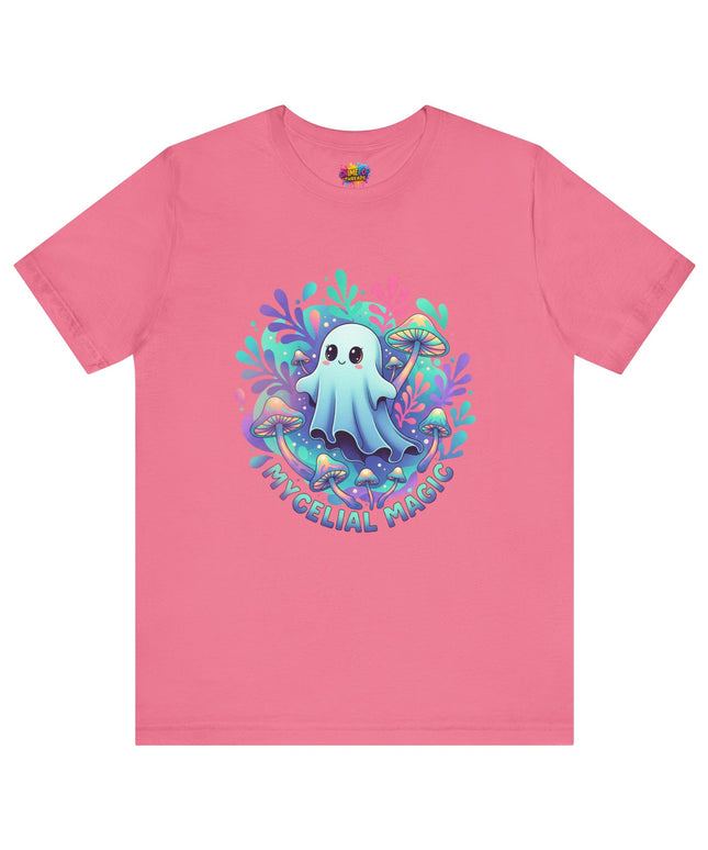 Mycelial Magic Blue Glow Ghost Tee