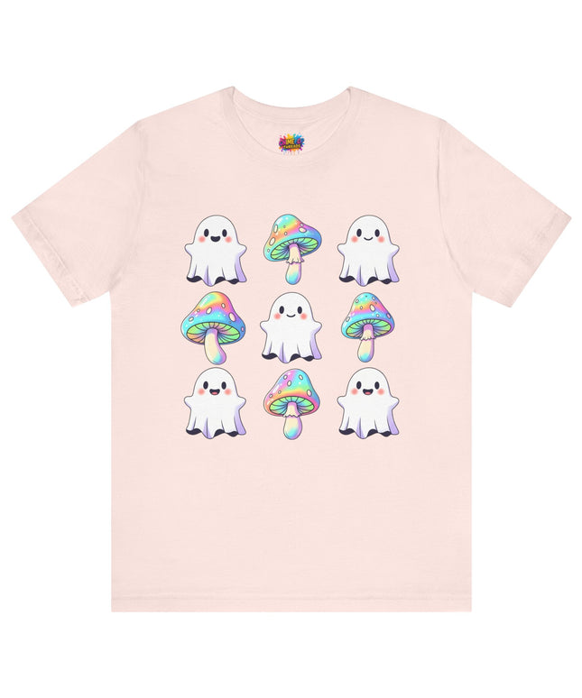 Kawaii Ghost Mushroom Tee