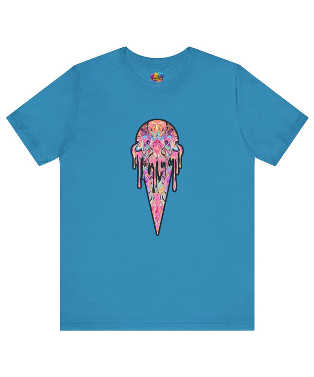 Pastel Ice Cream Symmetrical Drip Tee