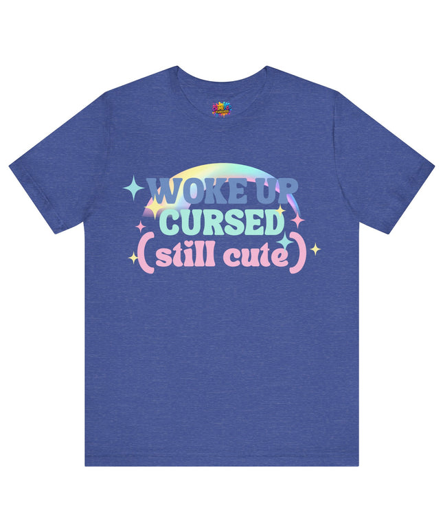 Woke Up Cursed Rainbow Tee