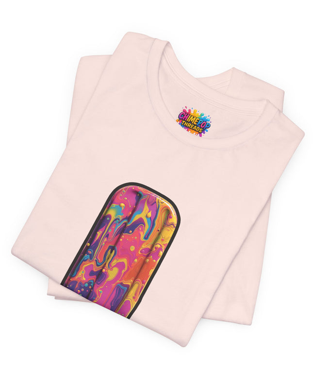 Psychedelic Rainbow Popsicle Drip Tee