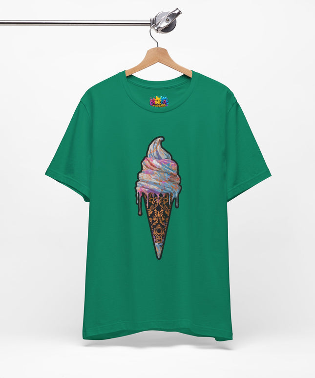 Baroque Marble Swirl Ice Cream Tee