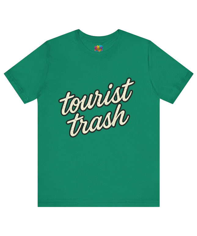 Tourist Trash Script Tee