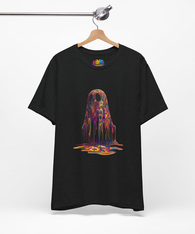 Psychedelic Ghost Rainbow Drip Spirit Tee