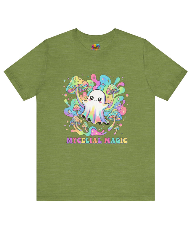 Mycelial Magic Rainbow Ghost Tee