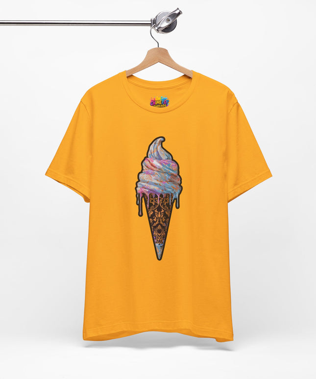 Baroque Marble Swirl Ice Cream Tee