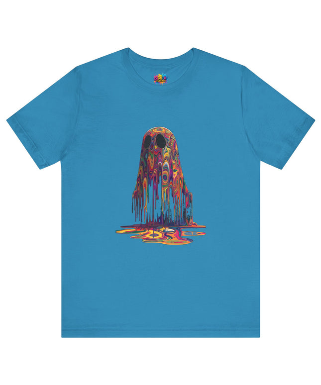 Psychedelic Ghost Rainbow Drip Spirit Tee