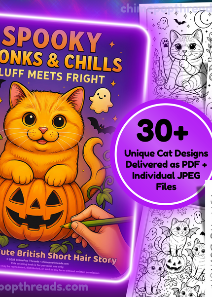 CHIMEPOP SPOOKY COLORING BOOK