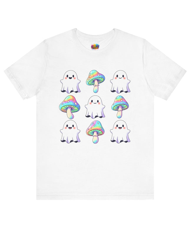 Kawaii Ghost Mushroom Tee