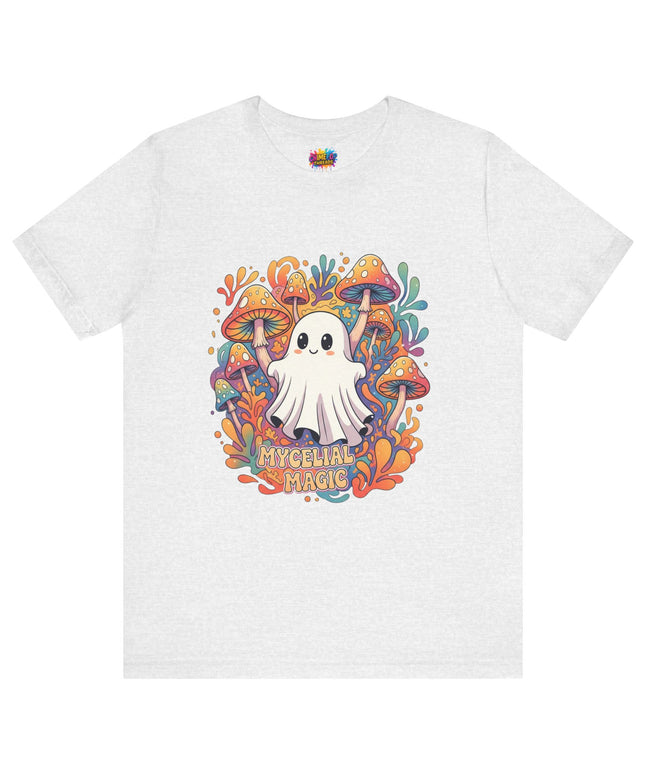 Mycelial Magic Orange Glow Ghost Tee
