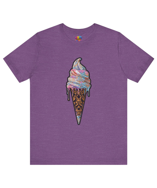 Baroque Marble Swirl Ice Cream Tee