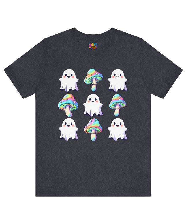 Kawaii Ghost Mushroom Tee