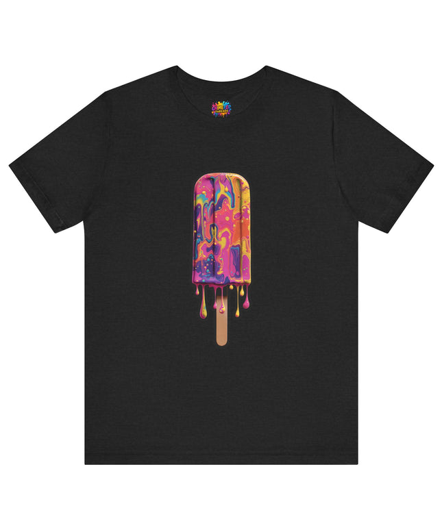 Psychedelic Rainbow Popsicle Drip Tee