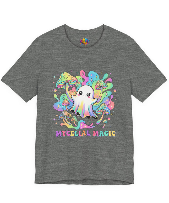 Mycelial Magic Rainbow Ghost Tee