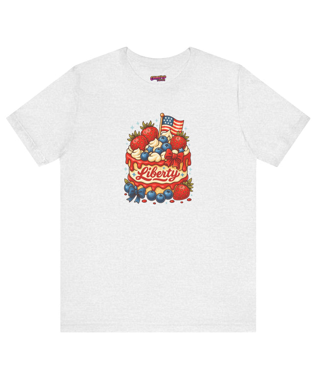 4TH OF JULY CAKE STATEMENT SHIRT