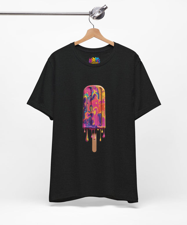 Psychedelic Rainbow Popsicle Drip Tee