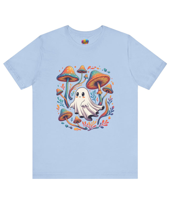 Mycelial Magic Ghost Mushroom Tee