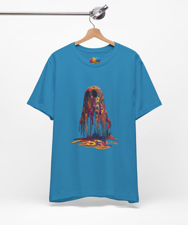 Psychedelic Ghost Rainbow Drip Spirit Tee