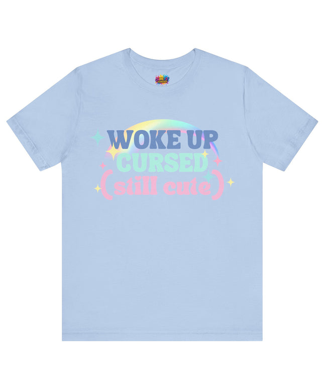 Woke Up Cursed Rainbow Tee