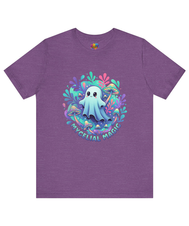 Mycelial Magic Blue Glow Ghost Tee