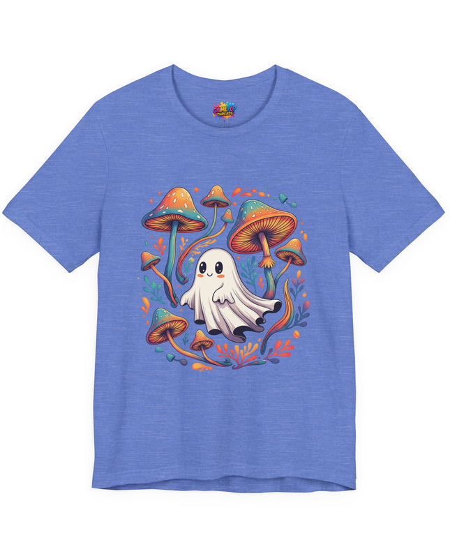 Mycelial Magic Ghost Mushroom Tee