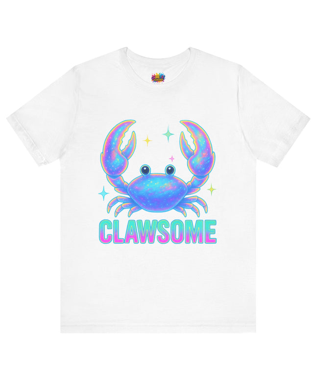 CLAWSOME Neon Crab Tee - Ocean Lover T-Shirt