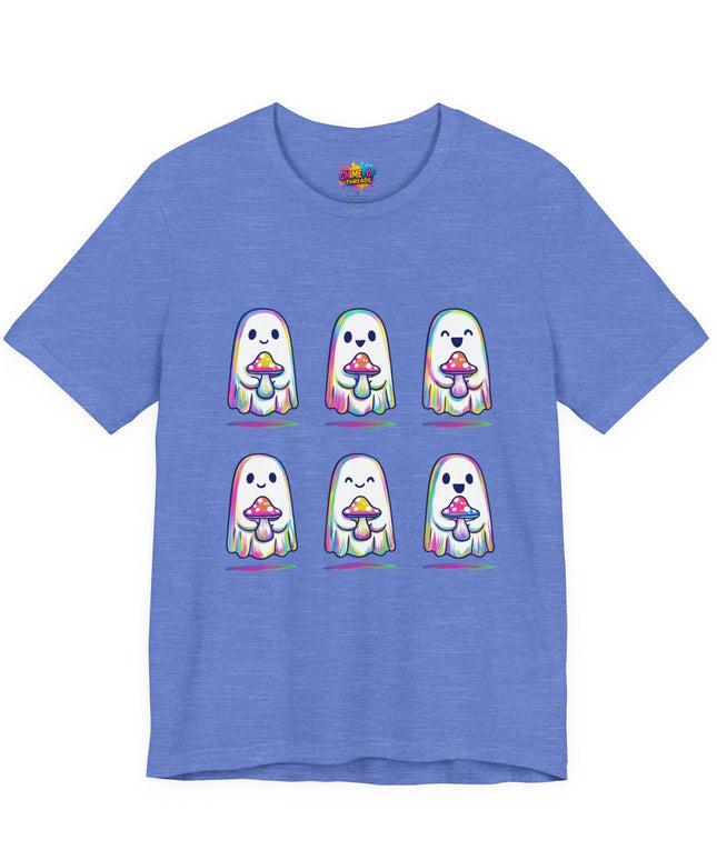 Shopify Title: Rainbow Drip Ghost Tee