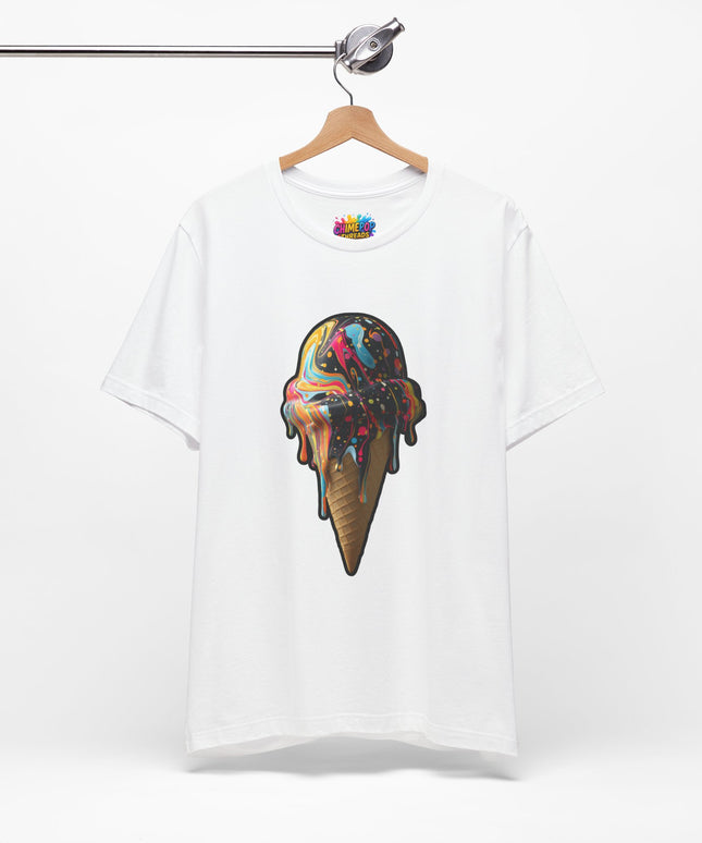 Pastel Marble Swirl Ice Cream Tee