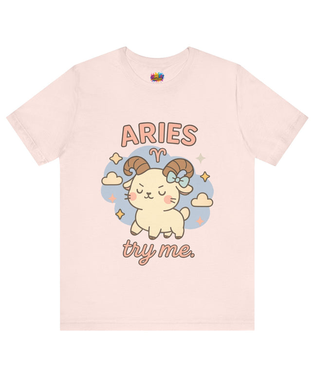 ARIES ZODIAC– TRY ME RAM VIBE TEE