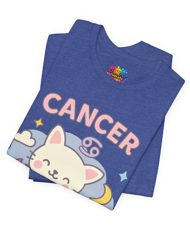 CANCER ZODIAC – BLAME THE MOON KITTY VIBE TEE