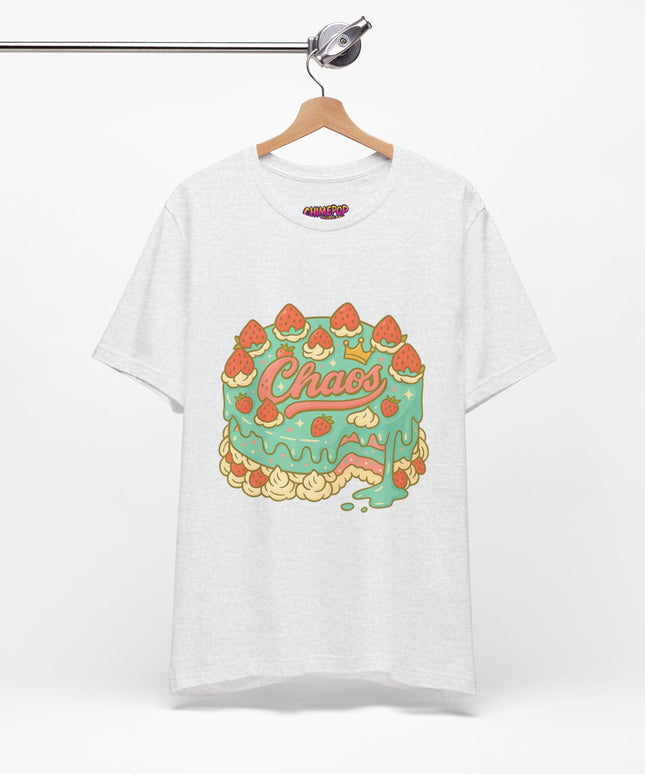 CHAOS BIRTHDAY CAKE GRAPHIC TEE