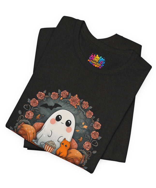 Ghost and Cat Cozy Couch Shirt