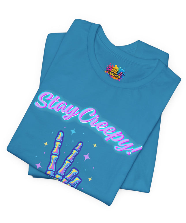 Girly Creepy Peace Bones Tee