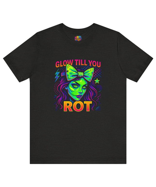 Glow Till You Rot – Neon Zombie Girl Tee