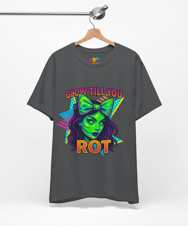 Glow Till You Rot Retro 90's Graphics Tee