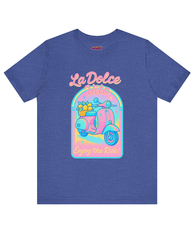 LA DOLCE RIDE: PINK SCOOTER DREAMS UNISEX TEE