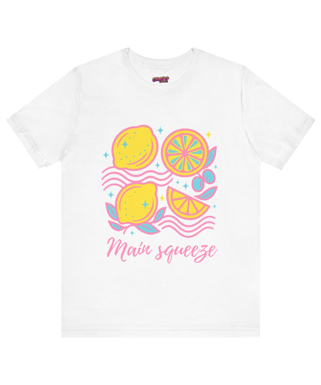 MAIN SQUEEZE LEMON UNISEX TEE T-SHIRT