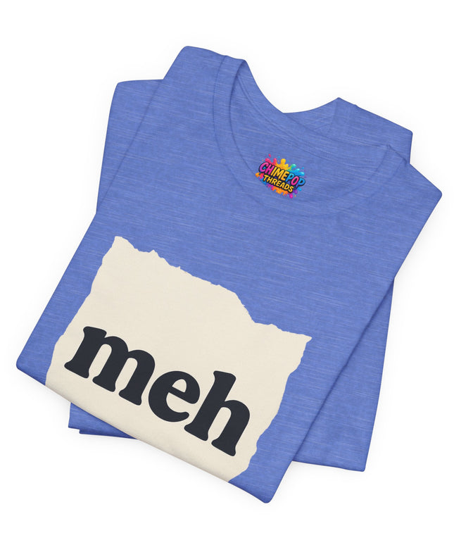 Meh Minimalistic Gallery Print Tee 2025 Edition T-Shirt