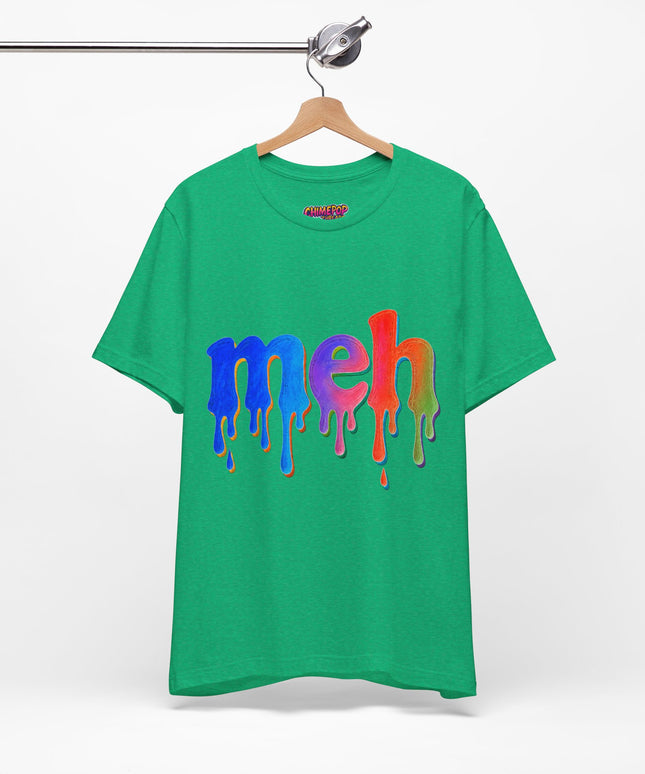 Meh Rainbow Crayon Melt T-Shirt