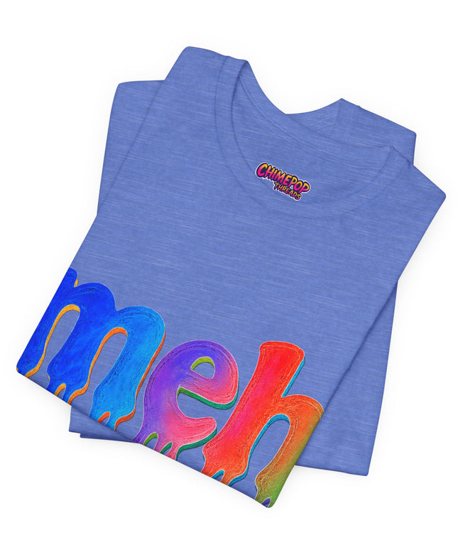 Meh Rainbow Crayon Melt T-Shirt