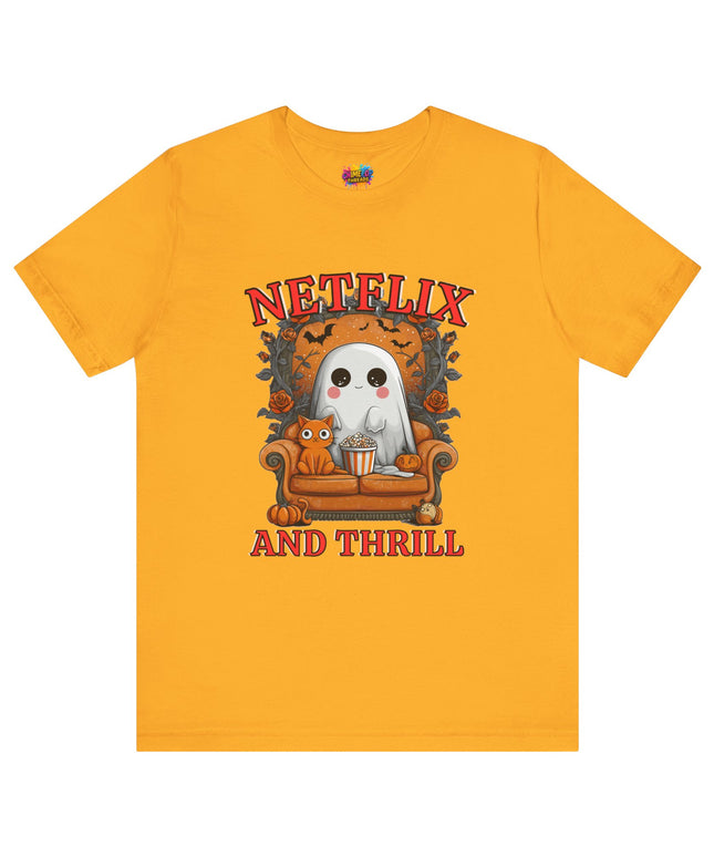 Netflix and Thrill Gothic Shirt