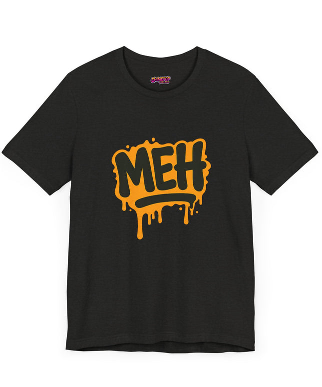 ORANGE GRAFFITTI DRIPPY MEH GRAPHIC TEE