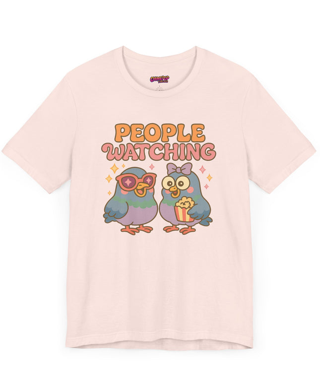 PIGEON PEOPLE WATCHING OVERSIZED TEE