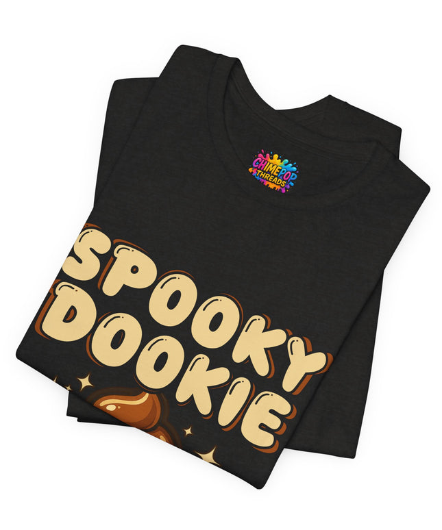 Spooky Dookie Brown Text T-Shirt