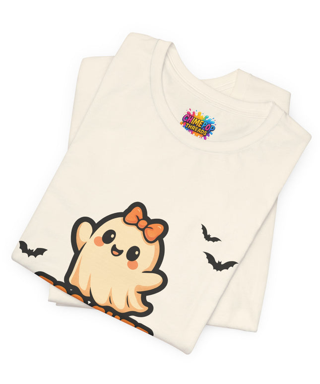 Too Cute to Spook Ghost with Big Bow Tee