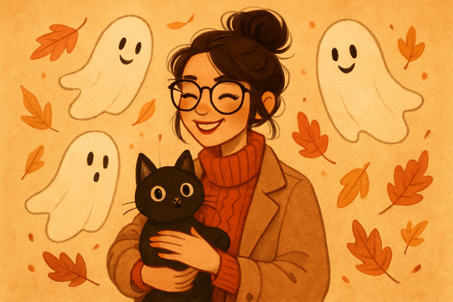 Bye-Bye, Boo! Fall's Feline Friends & Spooky Specters Are Your Breakup Besties