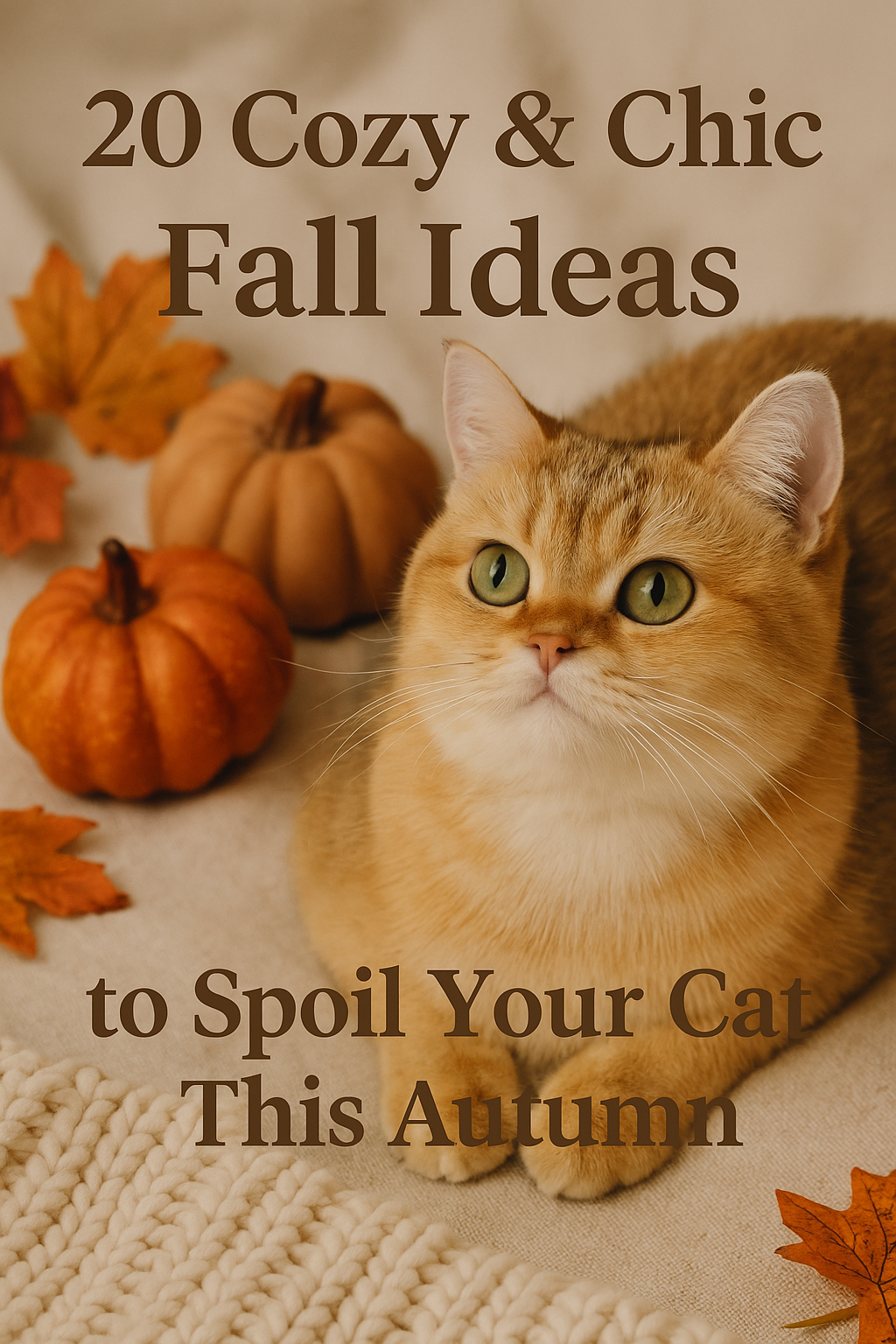 20 Cozy & Chic Fall Ideas to Spoil Your Cat This Autumn