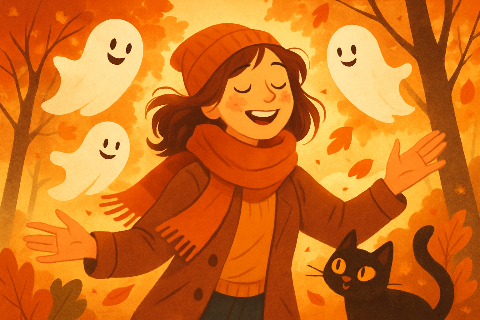 Autumnal Antics: Ditching the Ex, Befriending Ghosts, and Chasing Catnip Sunsets